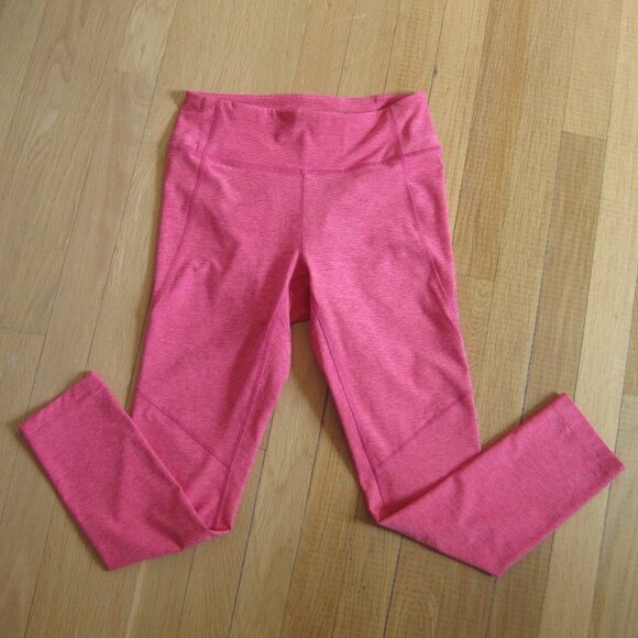 Outdoor Voices 7/8 Warmup Leggings Size S Pink Flamingo Yoga Athletic Gym Tights - Picture 1 of 5